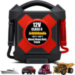 ODUKAKO DM1264 Heavy Duty Jump Starter, 12V 30000A Peak, Lithium Battery Booster Pack, Portable Jumper -40°F Instant Start All for 50L Diesel and Gasoline Engines, Semi Truck Class 8
