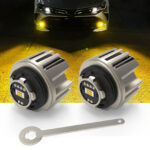 ODUKAKO L1B TF1 Fog light bulbs,Plug and Play,Wireless,TF1 lamp for 2022+Toyota GR Corolla Cross,C-HR Highlander Hybrid,Sienna Hyrid,RAV4,HILUX,Prius Lexus,2023+ Venza,GT86 FR-S,Amber Yellow